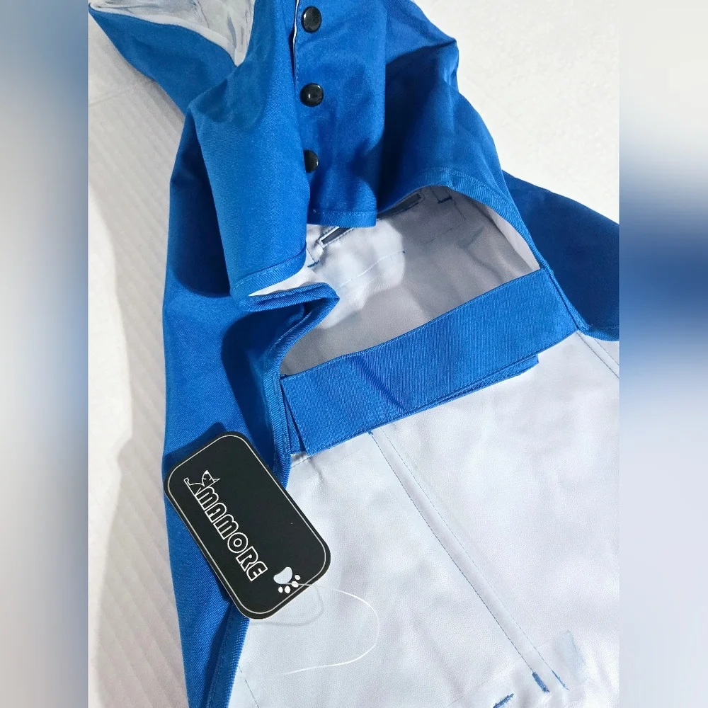 Waterproof Dog Raincoat, Adjustable Reflective Lightweight Pet Rain Clothes Lg